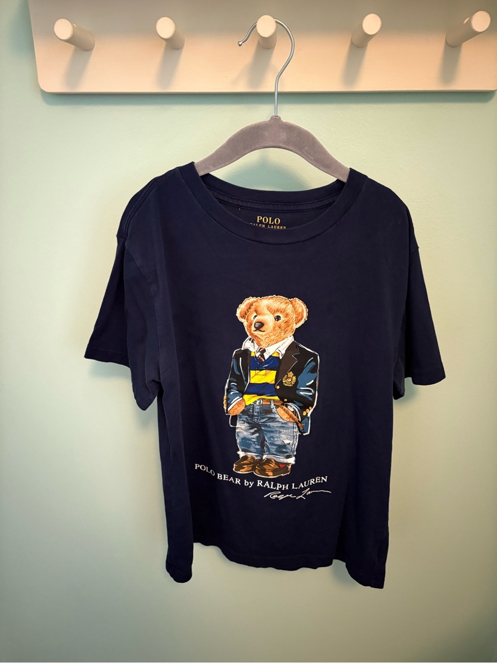 Polo by Ralph Lauren Navy Graphic Tee - Kids